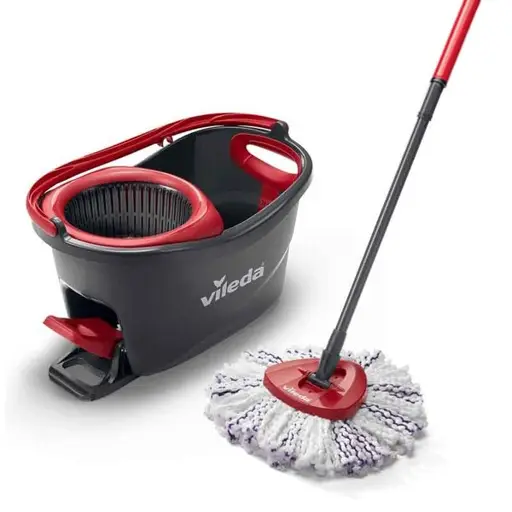 Vileda 4023103227446 grindų valymo rinkinys / kibiras Viengubas bakelis Juoda, Raudona