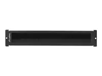 LANBERG 19 inchFree-Standing FF01 With Lcd Panel Cable Entry Brush Panel Black Ak-1106-B