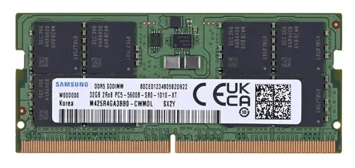Samsung SO-DIMM 32GB DDR5 2Rx8 5600MHz PC5-44800 M425R4GA3BB0-CWM