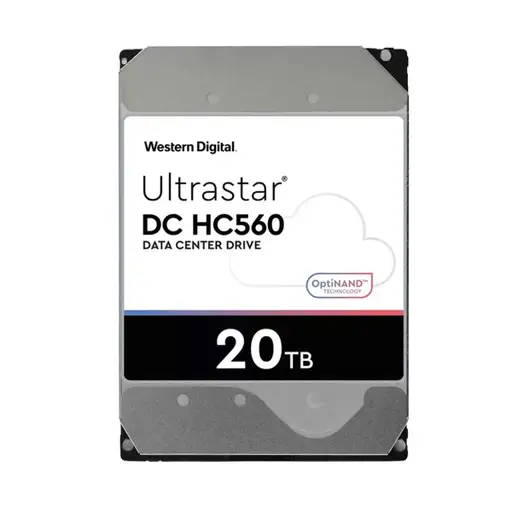 WESTERN DIGITAL Ultrastar DC HC560 3.5inch 26.1MM 20000GB 512MB 7200RPM SAS ULTRA 512E SE P3