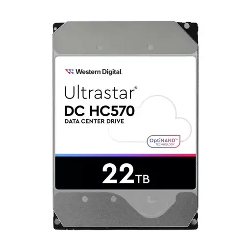 WESTERN DIGITAL Ultrastar DC HC570 3.5inch 26.1MM 22000GB 512MB 7200RPM SAS ULTRA 512E SE P3