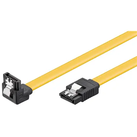 Goobay PC data cable, 6 Gbps, 90° clip