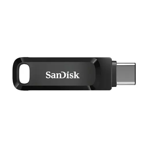 USB Atmintinė - SanDisk Ultra Dual Drive Go 400MB/s 128GB USB-C/USB-A Juoda