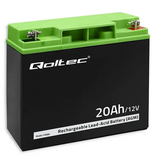 QOLTEC 53066 AGM battery 12V 20Ah max. 300A