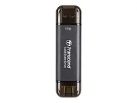TRANSCEND ESD310C 256GB External SSD USB 10Gbps Type C/A