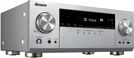 „Pioneer“ VSX-LX305 namų kino sistemos imtuvas, sidabrinės spalvos