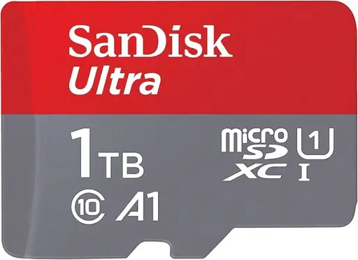 SANDISK Ultra microSDXC 1TB + SD Adapter 150MB/s A1 Class 10 UHS-I