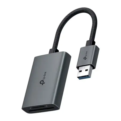 Atminties Kortelių Skaitytuvas - TP-Link UA430 USB 3.2 Gen 1 Type-C SD/MicroSD Pilkas