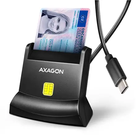 CARD READER STAND SMARTCARD/ID/USB-C 1.2M CRE-SM4NC AXAGON – 8