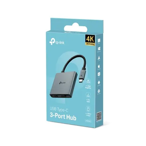 USB Hub - TP-Link UH3020C Type-C 5000 Mbit/s HDMI 4096 x 2160 Pilkas