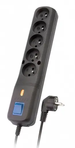 Surge Protector LF-530WA, 3L EMI/RFI, 1.5m, black