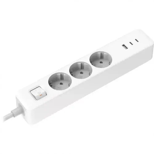 Xiaomi XMCXB01EU 20W Power Strip (2C1A) ilgintuvas 1.4m, EU, Balta