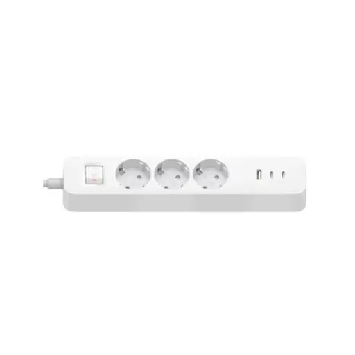 Xiaomi 3X elektros lizdų šakotuvas su jungikliu + 20W USB-C krovimas