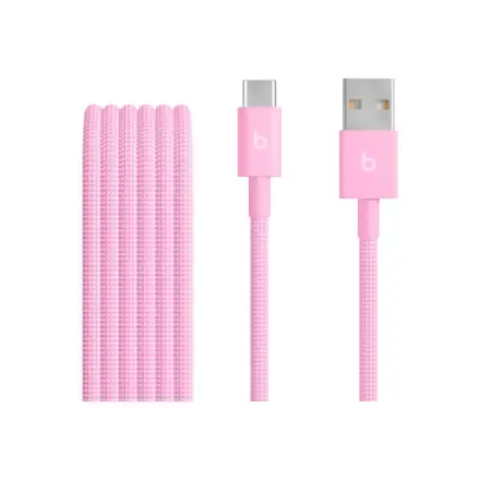 Apple USB-A to USB-C Woven Cable (1.5m) - Power Pink – 3