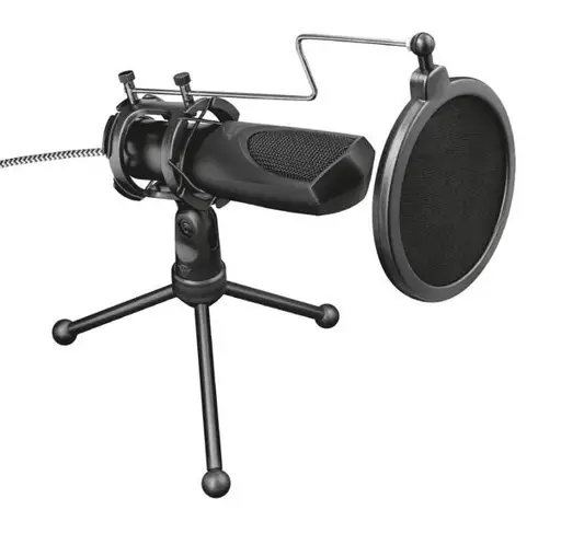Trust GXT 232 Mantis USB mikrofonas su trikoju srautinei medijai, tinklalaidei, vlogams