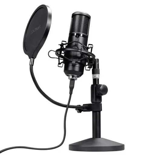 Trust GXT 269 Emita II Juoda Studijos mikrofonas