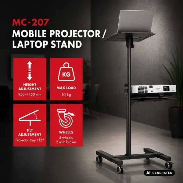 Mobile projector/laptop stand MC-207 – 2