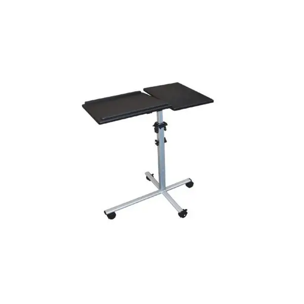 TECHLY 101485 Universal projector / notebook trolley with two adjustable shelves black – 5