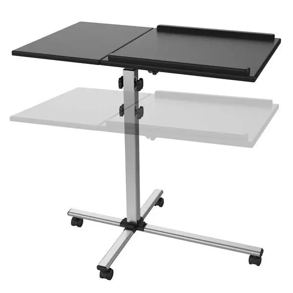 TECHLY 101485 Universal projector / notebook trolley with two adjustable shelves black – 8