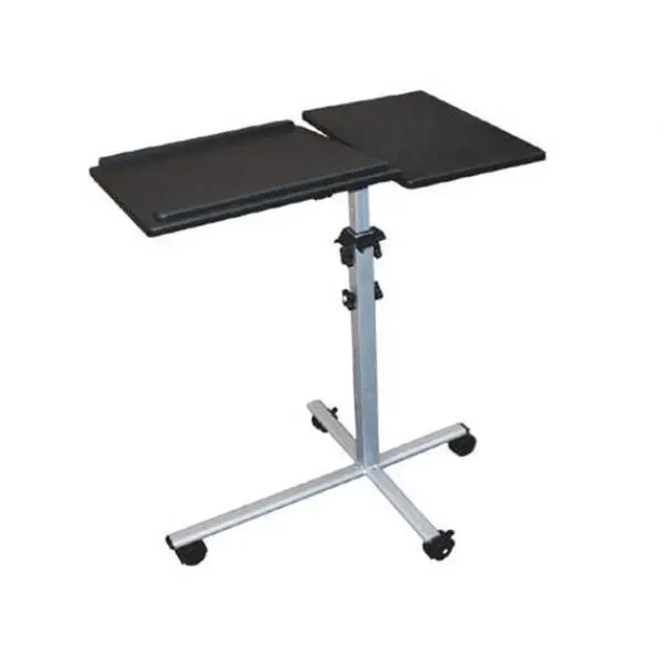 TECHLY 101485 Universal projector / notebook trolley with two adjustable shelves black – 9