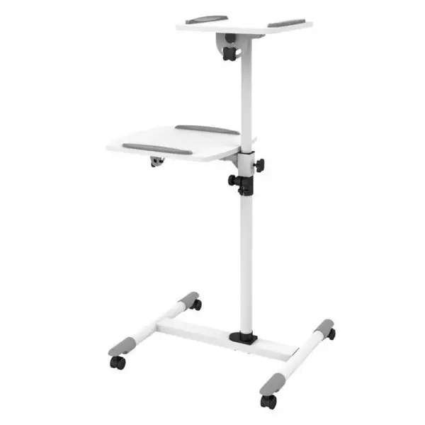 Techly ICA-TB TPM-6 multimedijos įrenginio vežimėlis / stovas Balta Multimedijos vežimėlis – 7