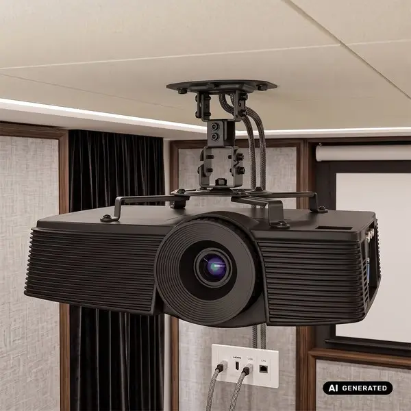„Maclean“ projektoriaus lubinis laikiklis / pakaba, 54–320 mm, iki 13,5 kg, pasukamas 360 laipsnių kampu MC-200 B – 8