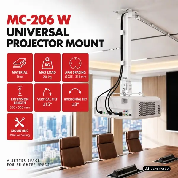 Universal projector mount MC-206 W – 2