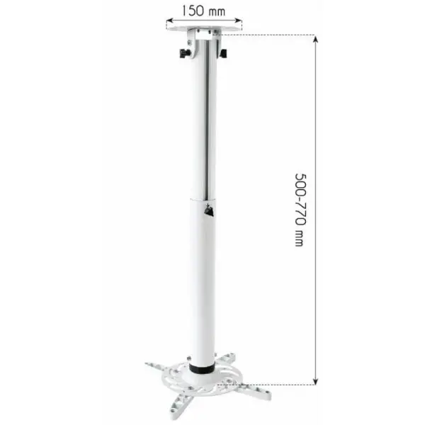 Universal projector ceiling mount 50-77cm 15kg – 3