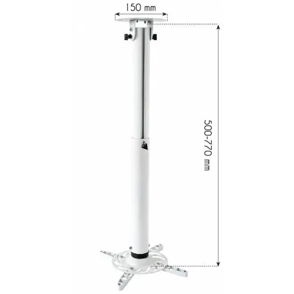 Universal projector ceiling mount 50-77cm 15kg – 6
