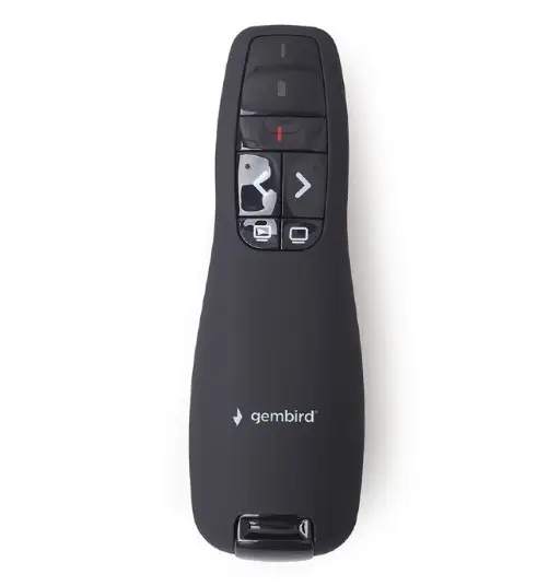 Gembird WP-L-12 belaidis valdymo pultas pristatymams RF Juoda – 8