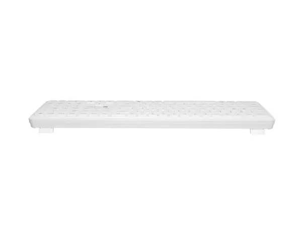 Belaidė klaviatūra Natec Tang US BT + 2,4 GHz tyli Slim balta – 2