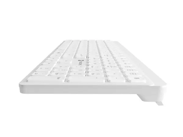 Belaidė klaviatūra Natec Tang US BT + 2,4 GHz tyli Slim balta – 3