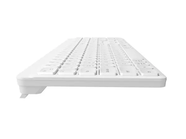 Belaidė klaviatūra Natec Tang US BT + 2,4 GHz tyli Slim balta – 4