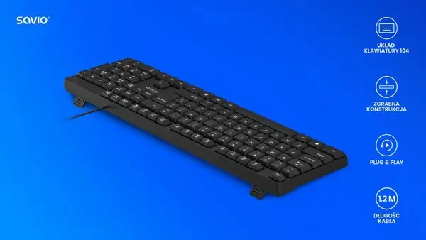 Wired keyboard KB-01 SAVIO – 8