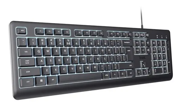 Trust Primo Beleuchtete klaviatūra Namams / biurui USB QWERTY Anglų (JAV) Juoda – 3
