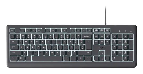 Trust Primo Beleuchtete klaviatūra Namams / biurui USB QWERTY Anglų (JAV) Juoda – 4