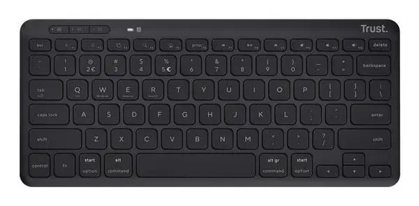 Trust Lyra Compact, multi-device wireless keyboard providing easy, convenient connection; made with recycled materials – 2