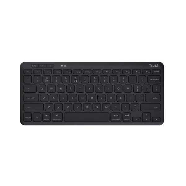 Trust Lyra Compact, multi-device wireless keyboard providing easy, convenient connection; made with recycled materials – 5