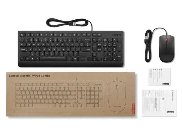 Wired Keyboard and Mouse Combo Essential 4X31R64400 – 2