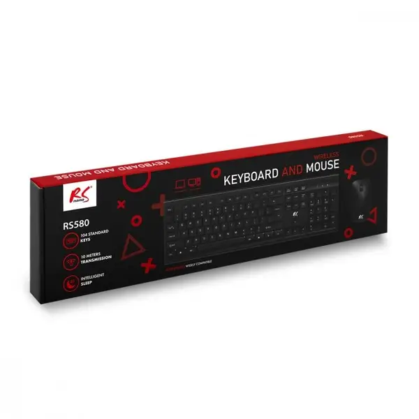Wireless keyboard and mouse NanoRS RS580 – 3