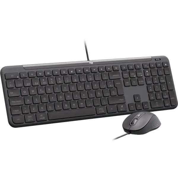 LOGITECH Signature Slim MK620 Wired Combo for Business - GRAPHITE - US INT'L - USB - N/A - INTNL-973 - USB-C – 3
