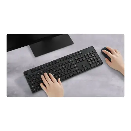 Xiaomi juodas bevielis klaviatūros (EN išsidėstymas) ir pelės rinkinys – 8