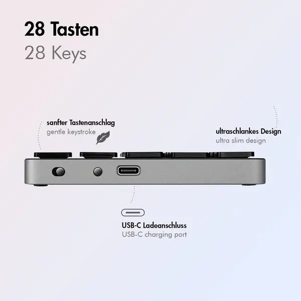 Wireless keypad with BT 5.0 – 2
