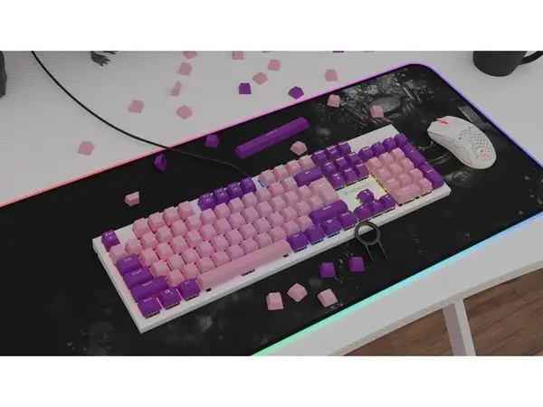 Keycaps Genesis Lead 300 pink double shot – 3