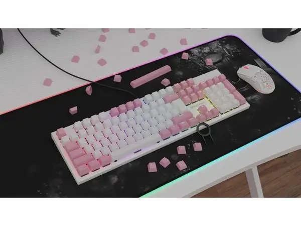 Keycaps Genesis Lead 300 pink double shot – 4