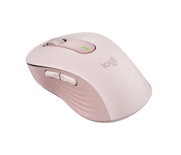 LOGITECH Signature M650 Mouse optical 5 buttons wireless Bluetooth 2.4 GHz Bolt USB receiver rose – 6