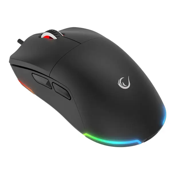RAMPAGE LAIDINIS ŽAIDIMŲ PELĖ 12800 DPI BLINK BLACK – 4