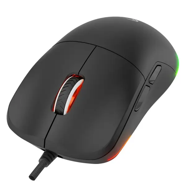 RAMPAGE LAIDINIS ŽAIDIMŲ PELĖ 12800 DPI BLINK BLACK – 6