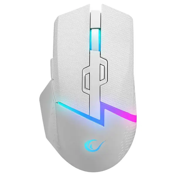 RAMPAGE BELAIDĖ PELĖ DROP M3 V2 24000 DPI BALTA – 2