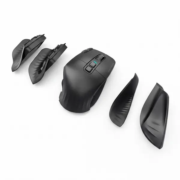 Mars Gaming MMWHEX16 kompiuterio pelė Žaidimams Dešinės rankos „Bluetooth“ Optinis 24000 DPI – 10